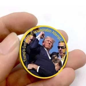 NEW Trump Souvenir Coin "Make America Great Again" Assassination With SS